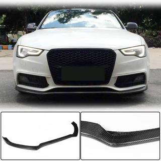 Front Bumper Lip V1 for S-Line 2012-2015, Carbon photo 1