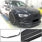 Audi A5 2007-2015 Front Bumper Lip V3 for S-Line 2012-2015 Carbon photo 1