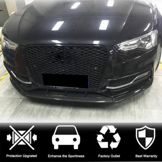 Front Bumper Lip V4 (for S-Line 2012-2015, Carbon) photo 2
