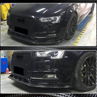Front Bumper Lip V4 (for S-Line 2012-2015, Carbon) photo 4