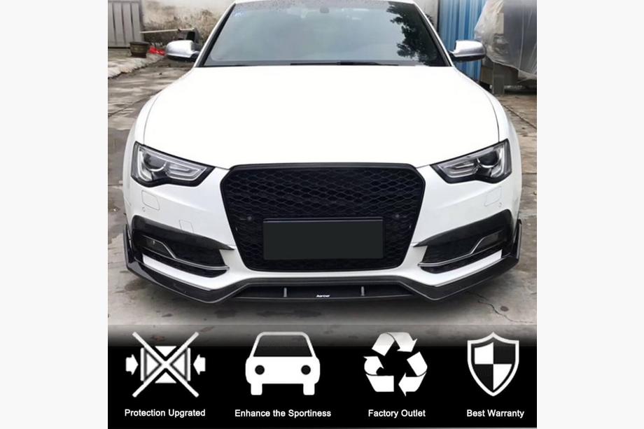 Audi A5 2007-2015 Fog Light Covers (for S-Line 2012-2015, Carbon) Photo 2
