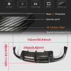Audi A5 2007-2015 Rear Bumper Diffuser V3 (for S-Line 2012-2015, Carbon) photo 5