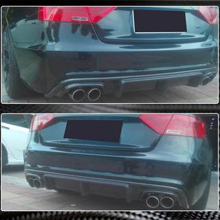 Rear Bumper Diffuser V3 (for S-Line 2012-2015, Carbon) photo 3