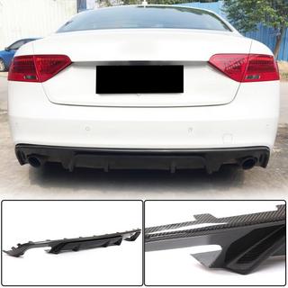 Rear Bumper Diffuser V2 (for S-Line 2012-2015, Carbon) photo 1