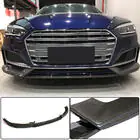 Audi A5 2016-2025 Front Bumper Lip Spoiler (for S-Line Coupe/Cabriolet 2016-2020, Carbon) photo 2