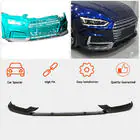 Audi A5 2016-2025 Front Bumper Lip Spoiler (for S-Line Coupe/Cabriolet 2016-2020, Carbon) photo 3