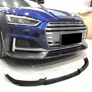 Front Bumper Lip Spoiler (for S-Line Coupe/Cabriolet 2016-2020, Carbon) photo 1