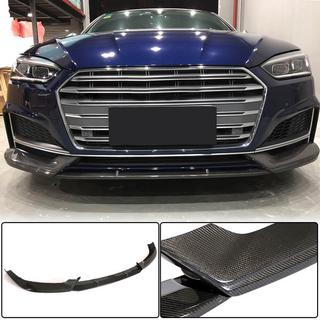 Front Bumper Lip Spoiler (for S-Line Coupe/Cabriolet 2016-2020, Carbon) photo 2