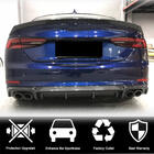 Audi A5 2016-2025 Rear Bumper Diffuser V2 (for S-Line 2016-2020, Carbon) photo 4