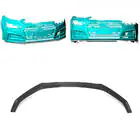 Audi A5 2016-2025 Front Bumper Lip V1 for S-Line 2016-2020 Carbon photo 2