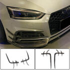 Audi A5 2016-2025 Front Bumper Flap V2 Extensions (for S-Line 2016-2020, Carbon) photo 1