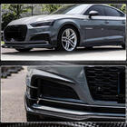 Audi A5 2016-2025 Front Bumper Flap V2 Extensions (for S-Line 2016-2020, Carbon) photo 5