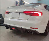 Audi A5 2016-2025 Rear Bumper Diffuser V1 (for S-Line 2016-2020, Carbon) photo 2