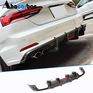 Rear Bumper Diffuser V1 (for S-Line 2016-2020, Carbon) photo 1