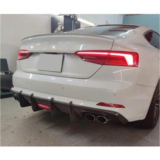 Rear Bumper Diffuser V1 (for S-Line 2016-2020, Carbon) photo 2