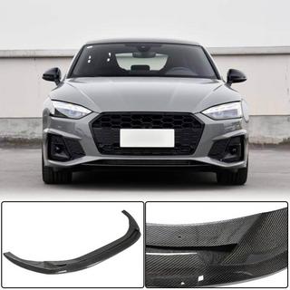 Front Bumper Lip V3 (for S-Line 2021-2025, Carbon) photo 1