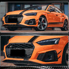 Audi A5 2016-2025 Front Bumper Lip V1 for S-Line 2021-2025 Carbon photo 4