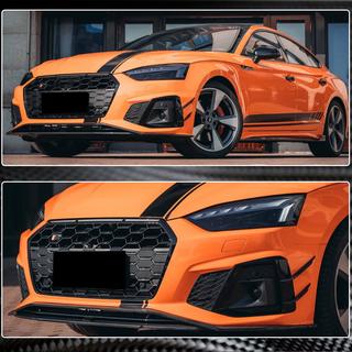 Front Bumper Lip V1 for S-Line 2021-2025 Carbon photo 4