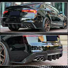 Audi A5 2016-2025 Rear Bumper Diffuser V1 (for S-Line 2021-2025, Carbon) photo 5