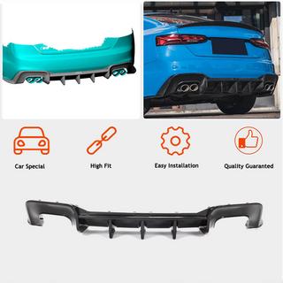 Rear Bumper Diffuser V1 (for S-Line 2021-2025, Carbon) photo 2