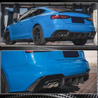 Rear Bumper Diffuser V1 (for S-Line 2021-2025, Carbon) photo 4
