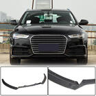 Audi A6 C7 2011-2017 Front Bumper Lip Carbon V2 for S-Line 2014-2018 photo 1