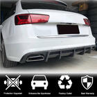 Audi A6 C7 2011-2017 Rear bumper diffuser (for S-Line Avant 2014-2018, Carbon) photo 3