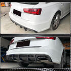 Audi A6 C7 2011-2017 Rear bumper diffuser (for S-Line Avant 2014-2018, Carbon) photo 5