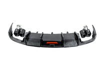 Audi A6 C7 2011-2017 Rear Bumper Diffuser Carbon (for S-Line 2014-2018) photo 9