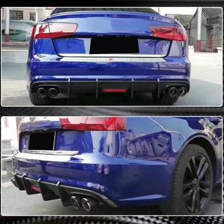 Rear Bumper Diffuser Carbon (for S-Line 2014-2018) photo 2