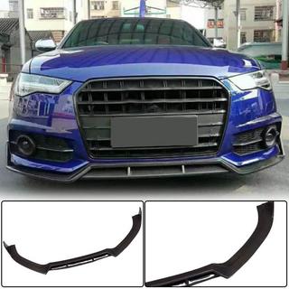 Front Bumper Lip Carbon V1 for S-Line 2014-2018 photo 1