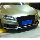 Audi A7 2010-2018 Front Bumper Lip V1 (for S-Line, 2010-2014, Carbon) photo 3
