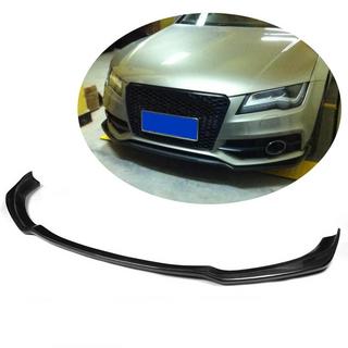 Front Bumper Lip V1 (for S-Line, 2010-2014, Carbon) photo 1