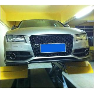 Front Bumper Lip V1 (for S-Line, 2010-2014, Carbon) photo 2