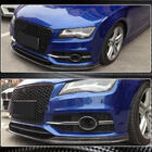 Audi A7 2010-2018 Front Bumper Lip V2 (for S-Line 2010-2014, Carbon) photo 4