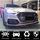 Audi A7 2018- Front Bumper Lip Spoiler (for S-Line 2018-2022, Carbon) photo 2
