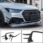 Audi A7 2018- Front Bumper Covers (for S-Line 2018-2022, Carbon) photo 1