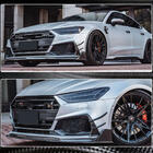 Audi A7 2018- Front Bumper Covers (for S-Line 2018-2022, Carbon) photo 4