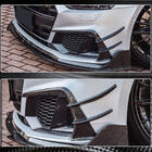 Audi A7 2018- Front Bumper Covers (for S-Line 2018-2022, Carbon) photo 5