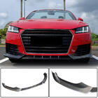 Audi TT 2014-2023 Front Bumper Lip V2 (for Base, 2014-2019, Carbon) photo 1