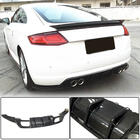 Audi TT 2014-2023 Rear Bumper Diffuser (for Base, 2014-2019, Carbon) photo 1