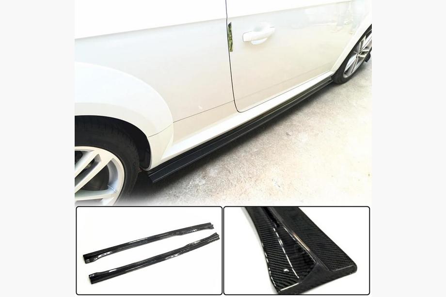 Audi TT 2014-2023 Side Skirts (for Base, Carbon) Image