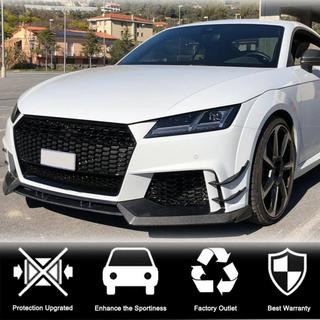 Front Bumper Lip Spoiler (for RS, 2016-2019, Carbon) photo 3