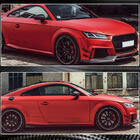 Audi TT 2014-2023 Side Skirts for Front Bumper (for RS, 2016-2019, Carbon) photo 4