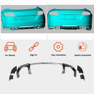 Rear Bumper Diffuser (for RS, 2016-2019, Dry Carbon) photo 2