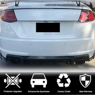 Rear Bumper Diffuser (for RS, 2016-2019, Dry Carbon) photo 3