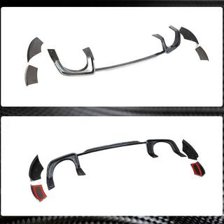Rear Bumper Diffuser (for RS, 2016-2019, Dry Carbon) photo 4