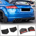 Audi TT 2014-2023 Rear Bumper Flap Extensions (for S-line/TTS/TTRS, 2014-2019, Carbon) photo 1