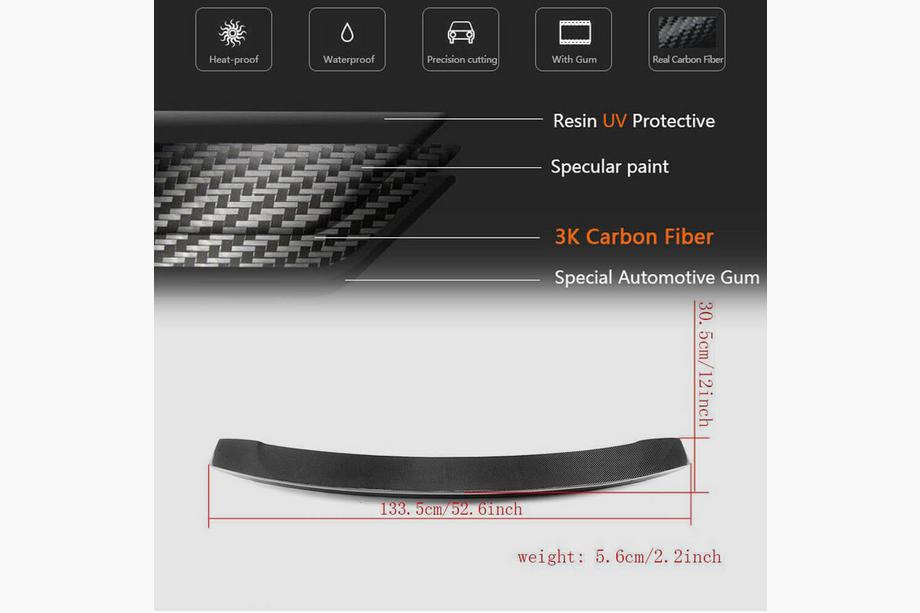Audi TT 2006-2014 Spoiler V1 (Carbon) Photo 6