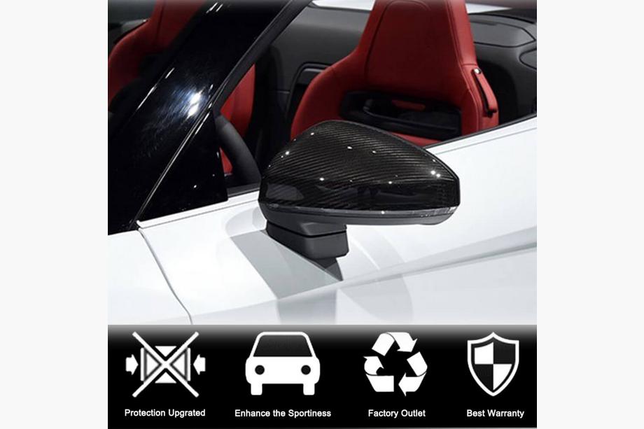 Audi TT 2014-2023 Mirror Covers Replacement (Carbon) V2 Photo 3